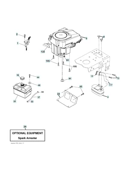 Husqvarna Cth171 - Engine