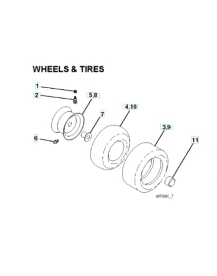 Husqvarna Cth171 - Wheels & Tyres