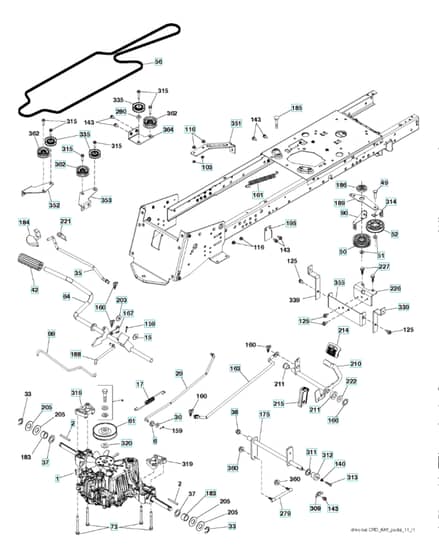 Husqvarna Cth173 - Drive