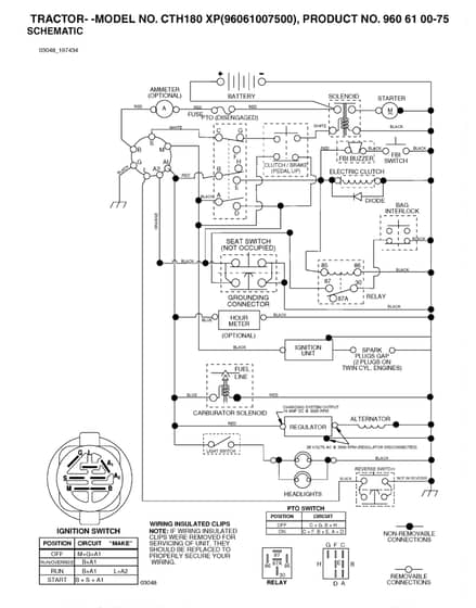 Husqvarna Cth180 Xp - Schematic
