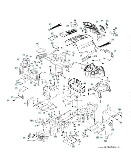 Husqvarna Cth191 - Chassis & Enclosures