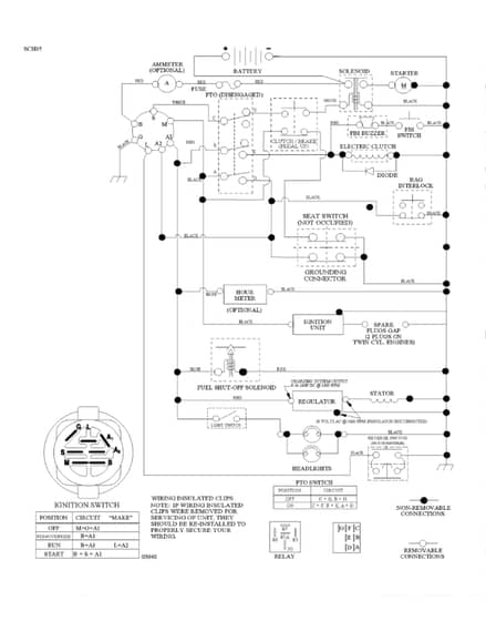 Husqvarna Cth192 - Schematic