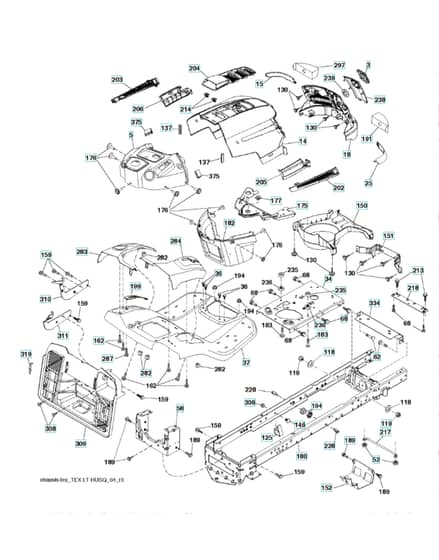 Husqvarna Cth19530 - Chassis & Enclosures