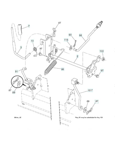 Husqvarna Cth19530 - Mower Lift & Deck Lift