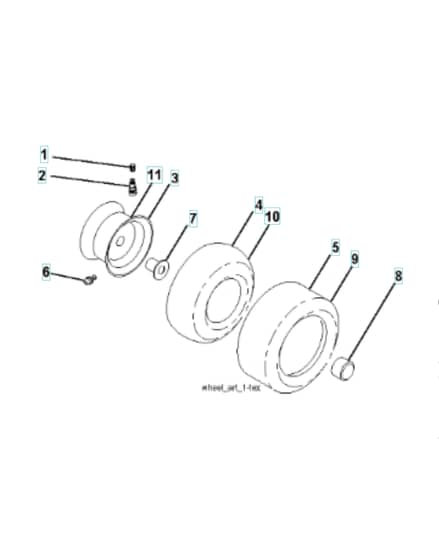 Husqvarna Cth19530 - Wheels & Tyres