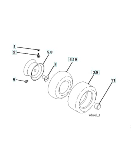 Husqvarna Cth2036 T - Wheels & Tyres