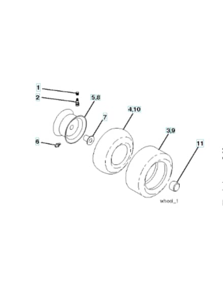Husqvarna Cth2238Te - Wheels & Tyres