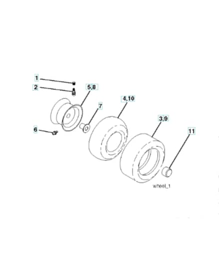 Husqvarna Cth2642Te - Wheels & Tyres