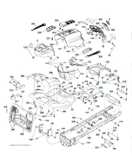 Husqvarna Cth 126 - Chassis & Enclosures