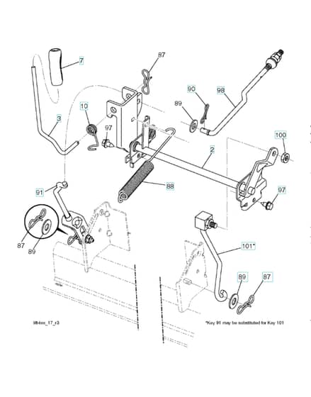 Husqvarna Cth 164T - Mower Lift & Deck Lift
