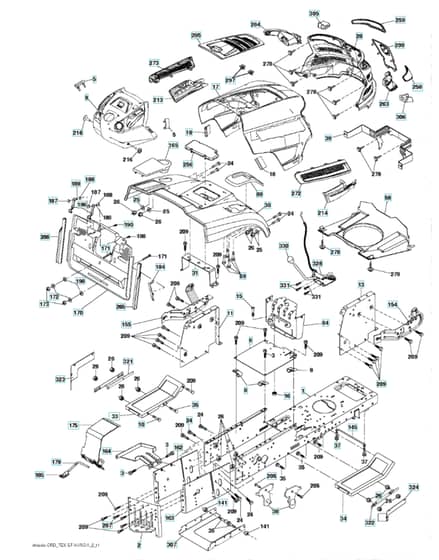 Husqvarna Cth 182T - Chassis & Enclosures