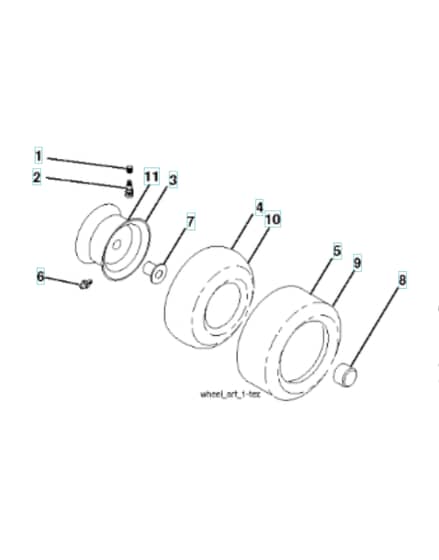Husqvarna Cth 184T - Wheels & Tyres