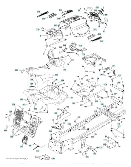 Husqvarna Cth 194 - Chassis & Enclosures