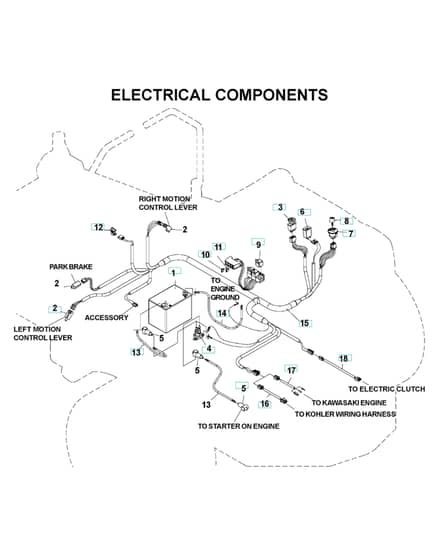 Husqvarna Cze4818 Kaa - Wiring Harness