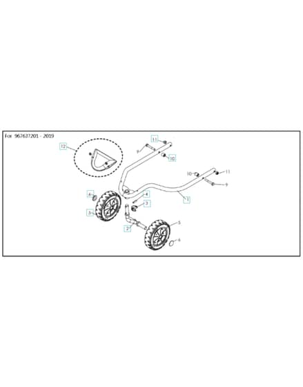 Husqvarna DBS51 - Support Wheel