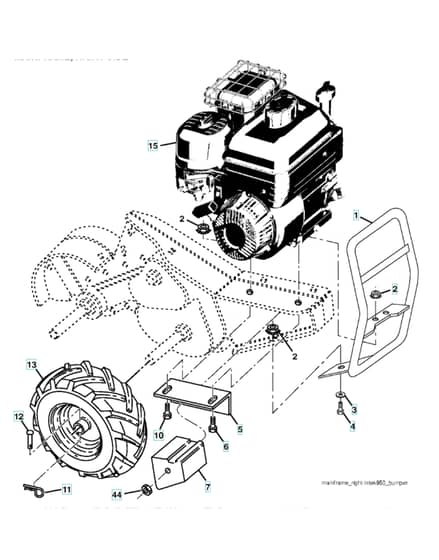 Husqvarna DRT900 - 2016-8 - Mainframe - Right Side