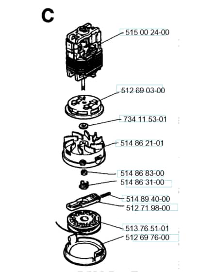 Husqvarna Duo Trimmer - Motor