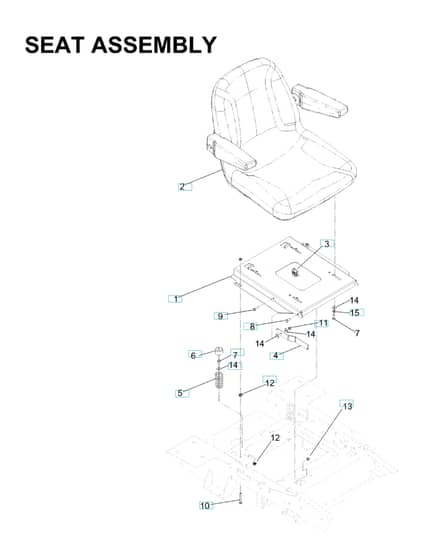 Husqvarna Ez21 - Seat