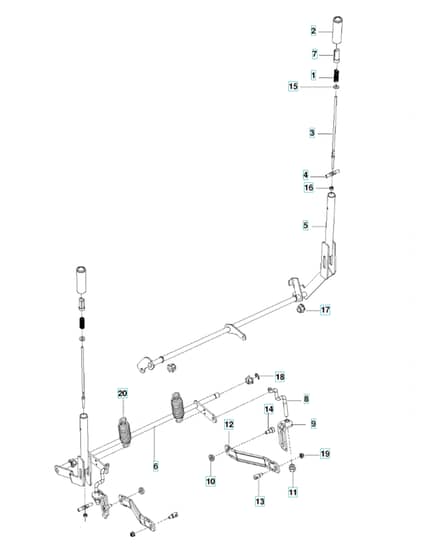 Husqvarna Ez22 Ce - Brake / Rear Mower Lift