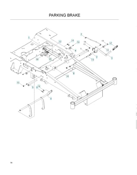 Husqvarna Ez4220 Bf - Parking Brake