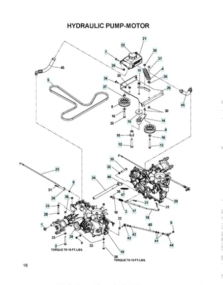 Husqvarna Ez4220 - Hydraulic Pump