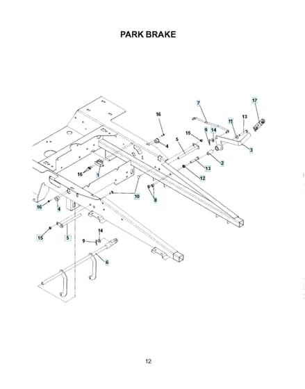 Husqvarna Ez4819 Kaa - Parking Brake