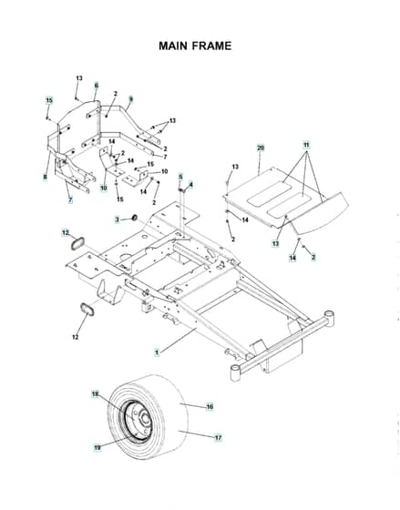 Husqvarna Ez5221Kaa - Frame