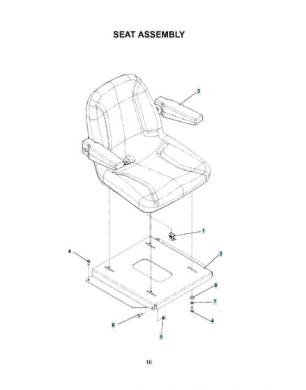Husqvarna Ez5221Kaa - Seat