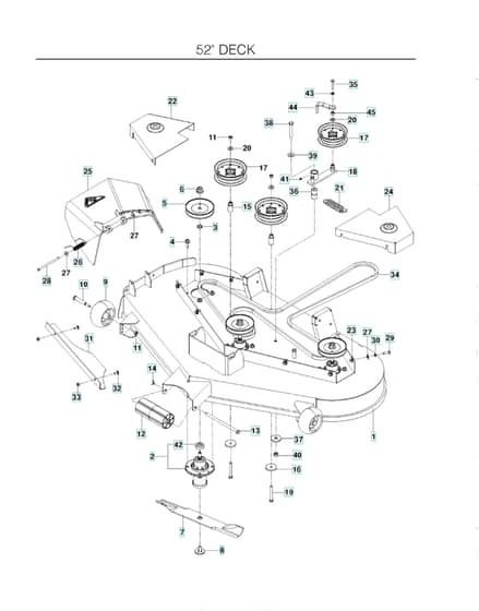 Husqvarna Ez5224 Bf - Mower Deck & Cutting Deck