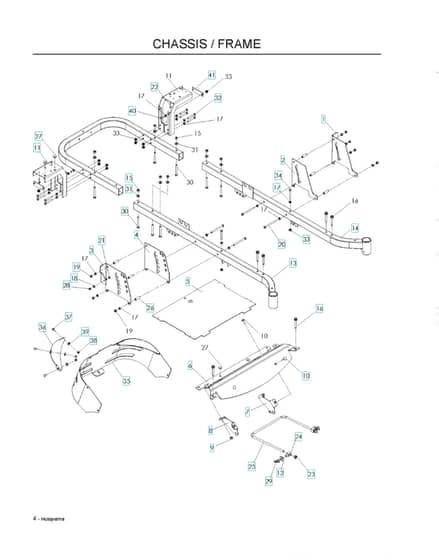 Husqvarna Ez5226 - Chassis & Frame