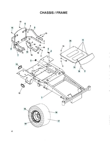Husqvarna Ez5426 - Chassis & Frame