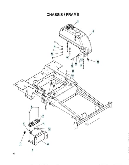 Husqvarna Ez5426 - Chassis Upper