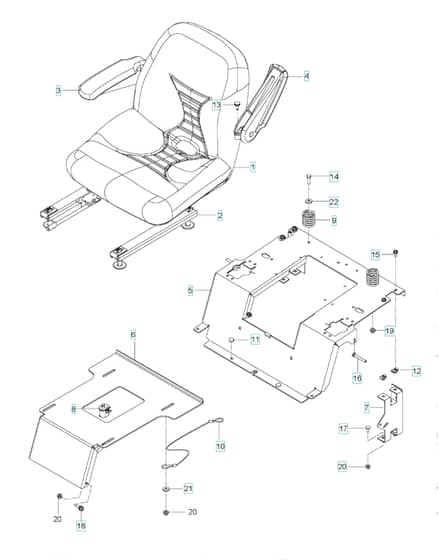 Husqvarna Ez 4824 Ca - Seat