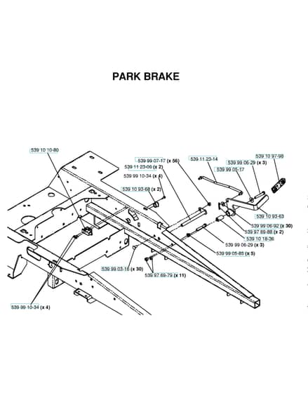 Husqvarna Ez 5424 Bi - Parking Brake