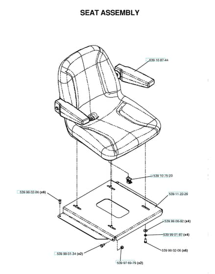 Husqvarna Ez 5424 Bi - Seat