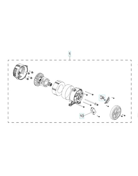 Husqvarna G1300P - 2018-8 - Alternator
