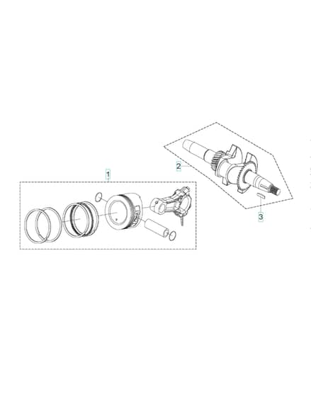 Husqvarna G2500P - 2018-8 - Crankshaft