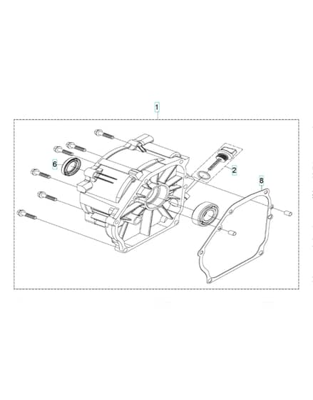 Husqvarna G3200P - 2018-8 - Crankcase Cover