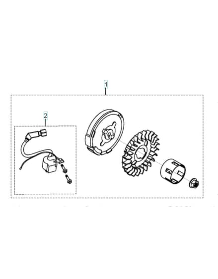 Husqvarna G3200P - 2018-8 - Flywheel