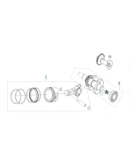 Husqvarna G5500P - 2018-8 - Crankshaft