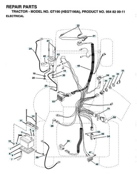 Husqvarna Gt190 - Electrical