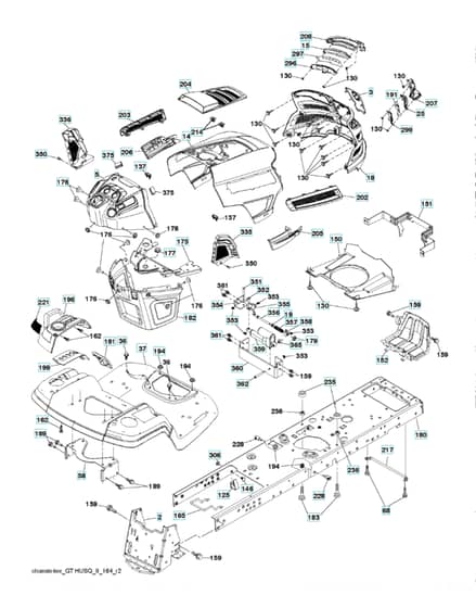 Husqvarna Gt52Xlsi - Chassis & Enclosures