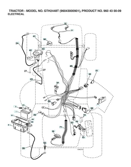 Husqvarna Gth2448 T - Electrical