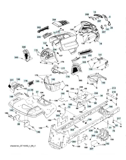 Husqvarna Gth263T - Chassis & Enclosures