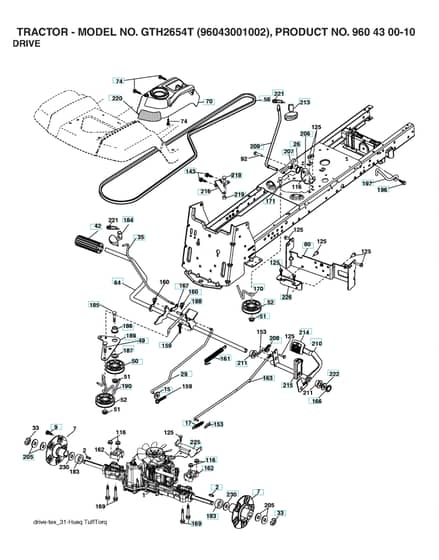 Husqvarna Gth2654 T - Drive