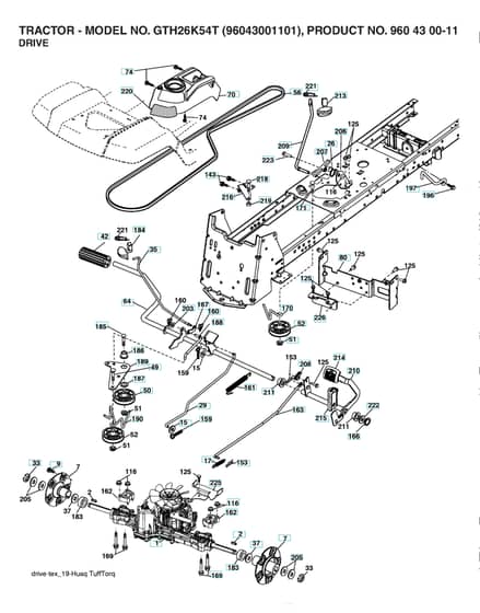 Husqvarna Gth26K54 T - Drive