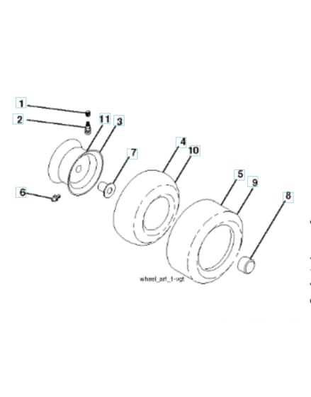 Husqvarna Gth26V52Ls - Wheels & Tyres