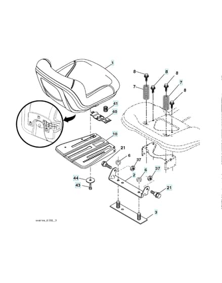 Husqvarna Gth2752Tf - Seat