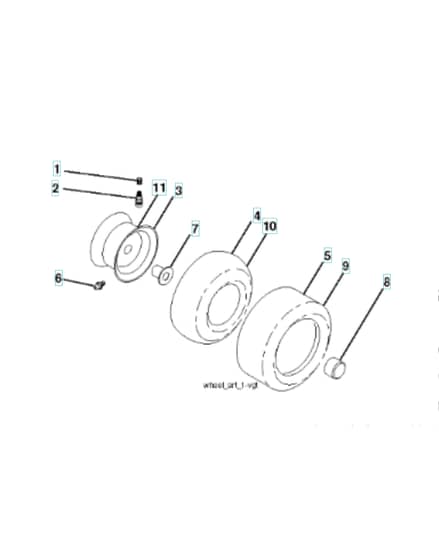 Husqvarna Gth27V48Ls - Wheels & Tyres