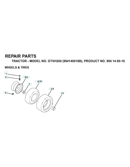 Husqvarna Gtvh200 - Wheels & Tyres